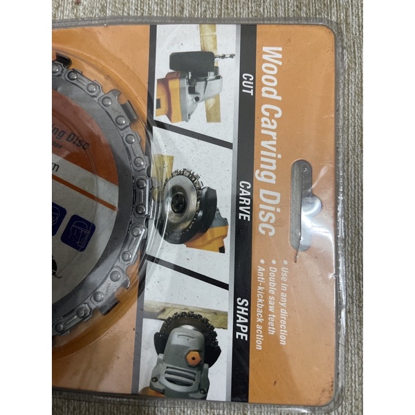 Lưỡi cưa gỗ dạng xích lắp máy mài 125mm