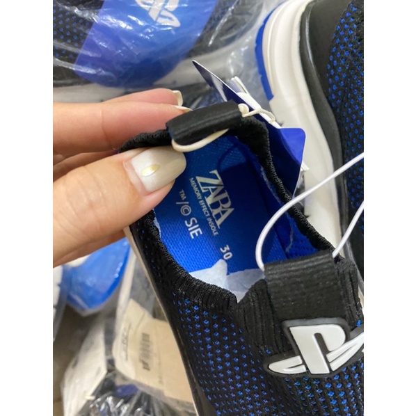 Giày cổ chun màu đen cho bé trai size 30-37