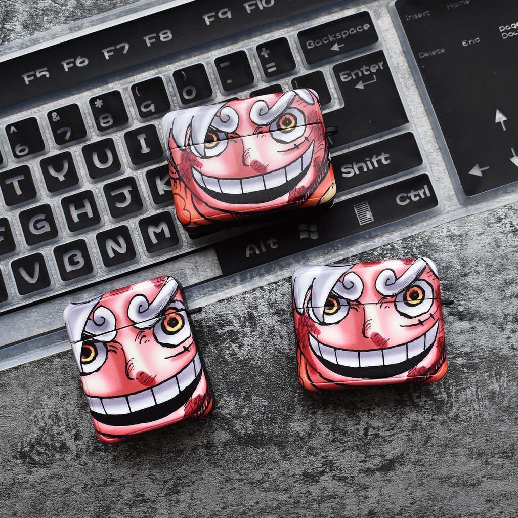 Vỏ Bảo Vệ Hộp Sạc Tai Nghe Bluetooth Airpods 1 2 3 Pro Gen 3 Bằng Tpu Mềm Chống Sốc Chống Rơi Hình Nhân Vật Luffy One Piece