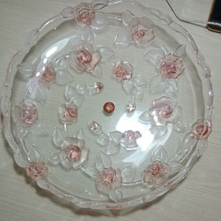 Khay thủy tinh vintage cao cấp