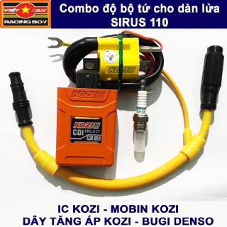Combo độ bộ tứ dàn lửa Sirius Xăng Cơ - KOZI Malaysia