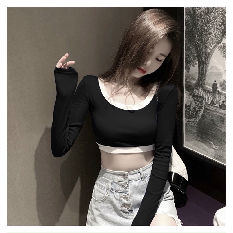 Áo thun borip cổ tròn viền sexy GB alohashop91