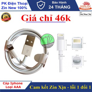 Cáp sạc lightning Iphone 6,6+,7,7+,8,8+ - Loại AAA _ Hàng tốt