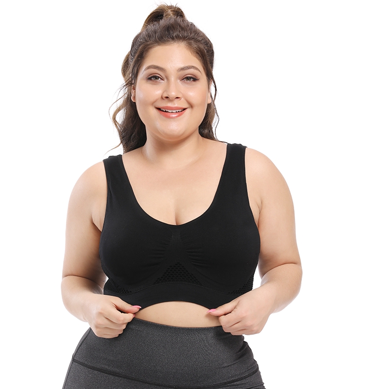 Áo ngực thể thao thoáng khí không gọng co giãn size S-6XL