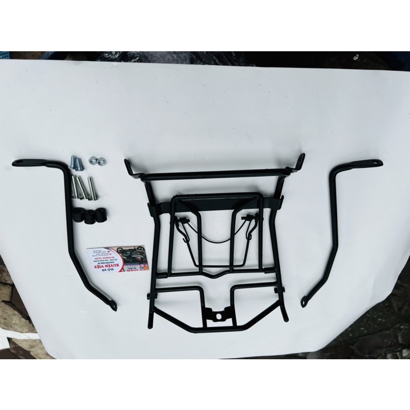 Baga giữa ĐEN tĩnh điện xe AB năm 2023 2022 airblade 160 125 gác baga trước treo đồ air blade 10 ly 160cc 150cc mới nhất