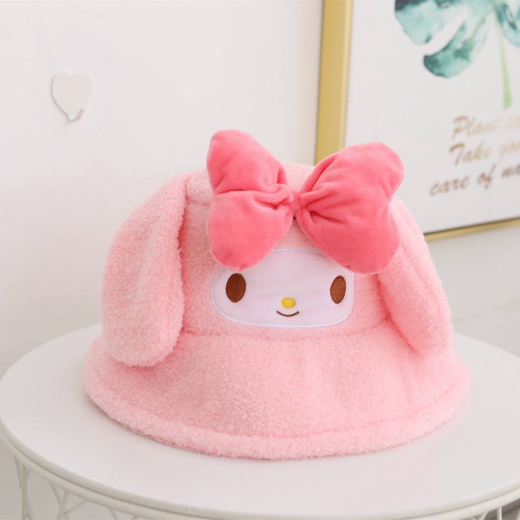 Mũ vành hoạt hình Kuromi Melody phong cách mùa hè cho nam và nữ