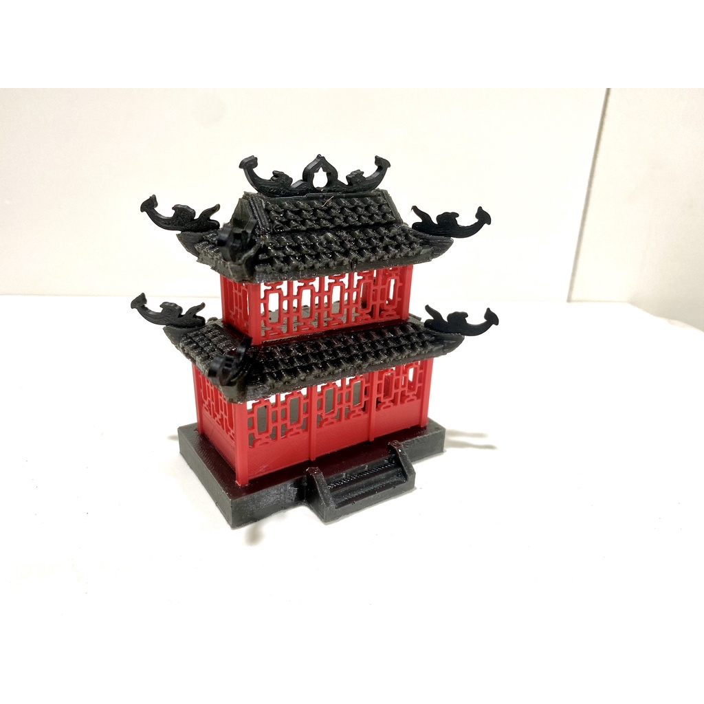 Tiểu cảnh nhà 2 tầng đặc biệt, phụ kiện trang trí, bể cá, thuỷ sinh, sân vườn, hòn non bộ