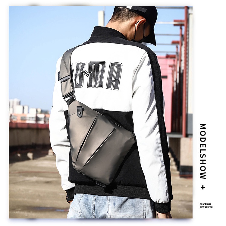 Túi Đeo Chéo Ngực Siêu Nhẹ Chống Trộm Cho Nam