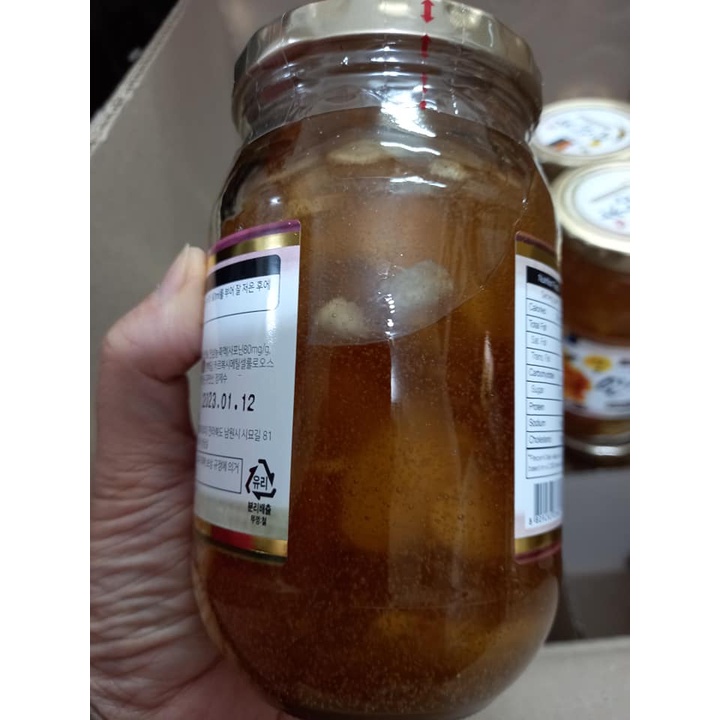 Giá sốc: Mật ong Sâm Hàn Quốc lọ có túi xách 580g