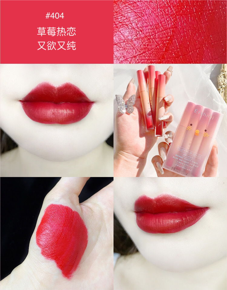 [Hàng mới về] Son Môi Trang Điểm Màu Nhung Lì Không Phai Không Dính Cốc | BigBuy360 - bigbuy360.vn