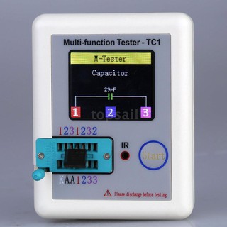 Colorful Display Transistor Tester Multi-functional TFT Backlight Didoe Triode Capacitance Resistor Detector Inductance