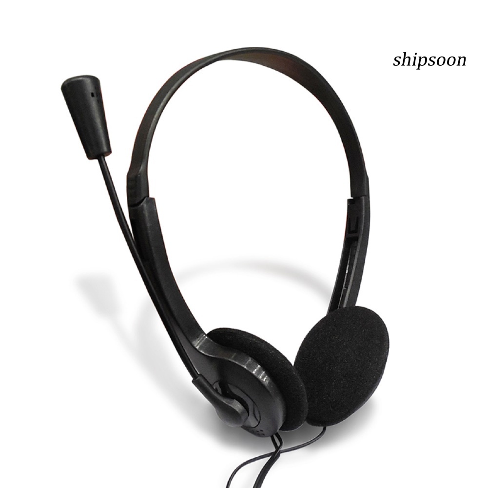 Tai nghe giảm tiếng ồn có dây giắc cắm 3.5mm với micro tiện dụng