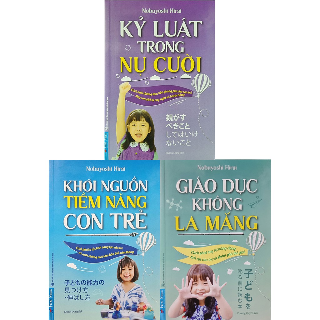 Sách - Combo 3 Cuốn Nuôi Dạy Con: Kỷ Luật Trong Nụ Cười + Giáo Dục Không La Mắng + Khơi Nguồn Tiềm Năng Của Trẻ