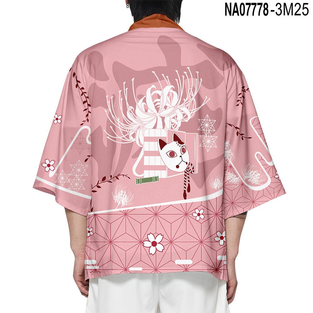 Áo Khoác Cardigan Tay Dài Hóa Trang Nhân Vật Tanjiro Zenitsu Trong Phim Demon Slayer | BigBuy360 - bigbuy360.vn