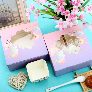 HỘP GIẤY ĐỰNG BÁNH NẮP TRONG