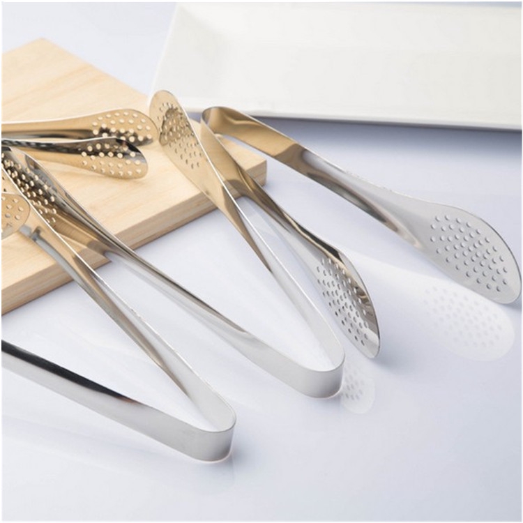 Kẹp gắp thực phẩm bằng thép không gỉ 9 inch dùng khi nướng thịt