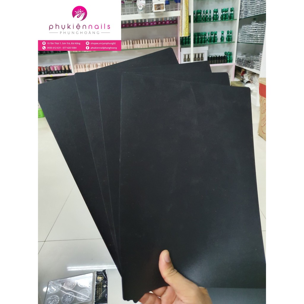 Bảng Đen Tập Vẽ Nail