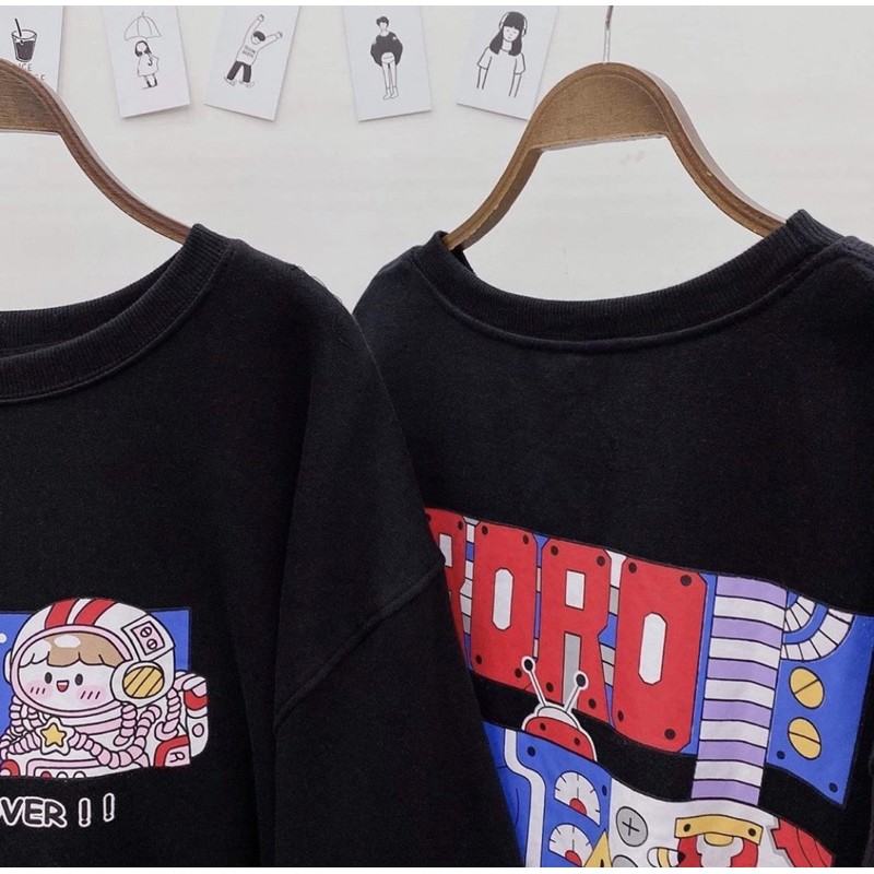 Áo Sweater RORO 4 màu kèm ảnh thật Nam nữ | BigBuy360 - bigbuy360.vn