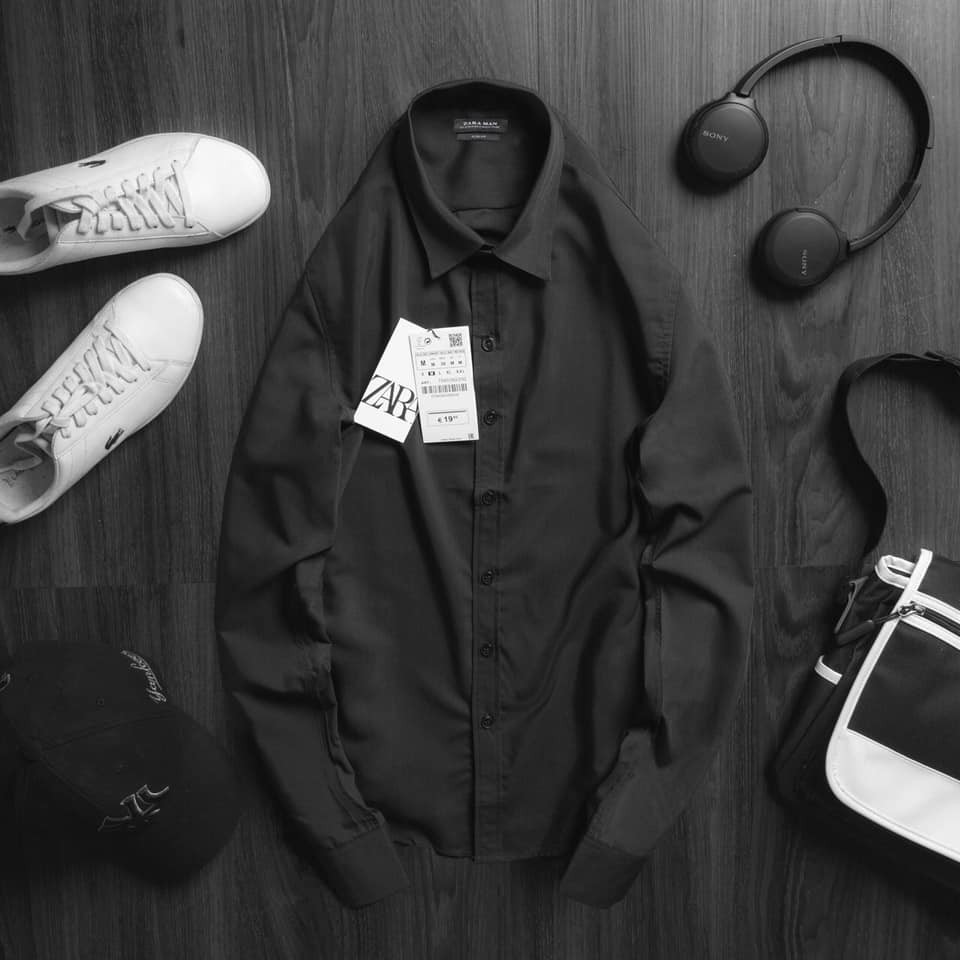 Sơ mi nam dài tay đẹp, trẻ trung thời trang cao cấp hàng VNXK chất cotton lụa mềm dày dặn, mịn mát form hàn quốc