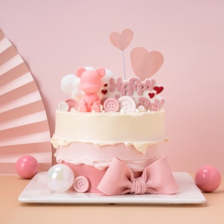 [Spot] Giá thấp nhất//// mũ gấu nâu hoạt hình trang trí bánh kem sinh nhật đáng yêu