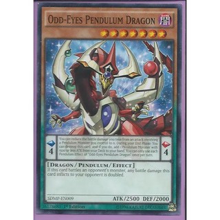 Lá bài thẻ bài Yugioh SDMP -EN009 Odd-Eyes Pendulum Dragon