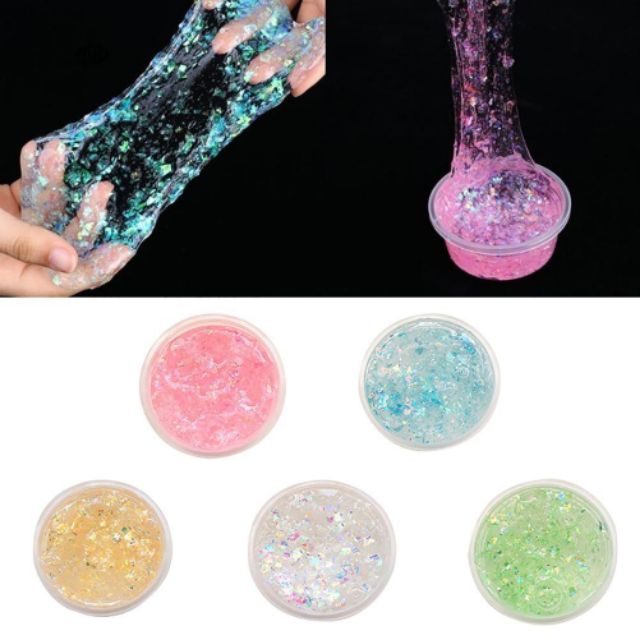10G, 20G Kim Tuyến Giấy Đủ màu Trang Trí Slime