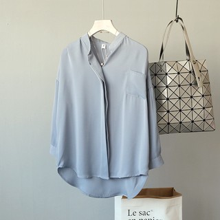 Áo sơ mi nữ form rộng - A329