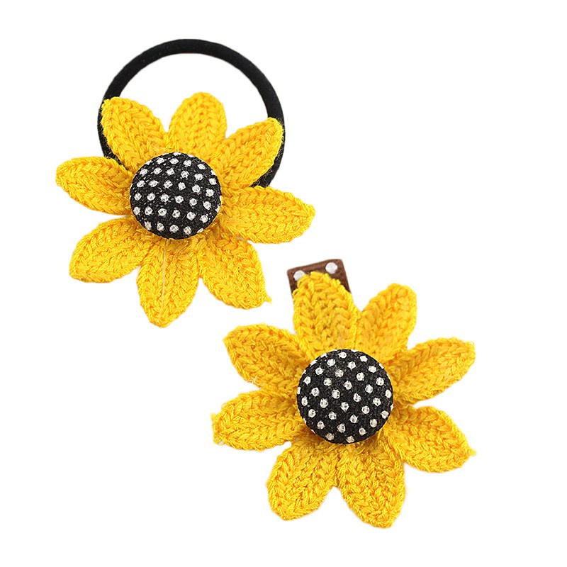 Dây Buộc Tóc Cao Su Co Giãn Xinh Xắn Cho Bé Gái