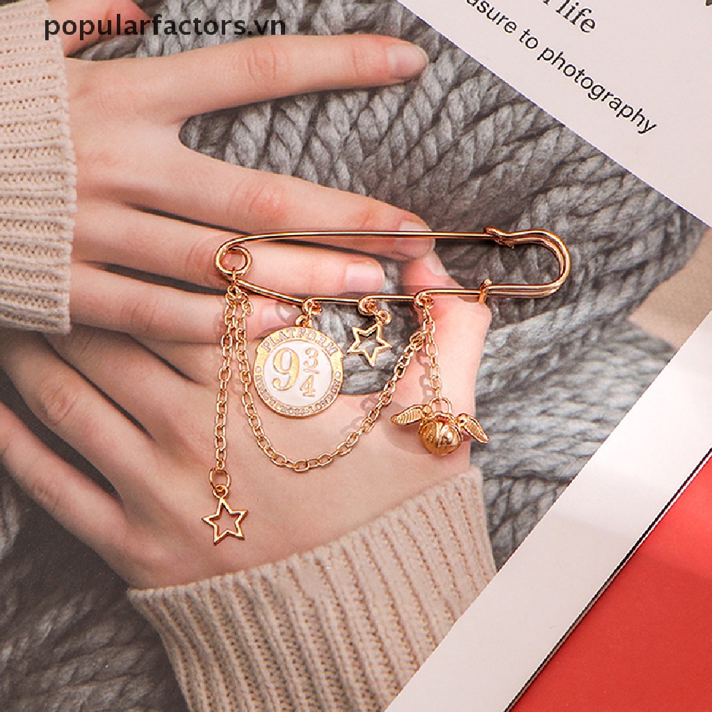 Cài Áo Hình Quả Cầu Đính Đá Thời Trang