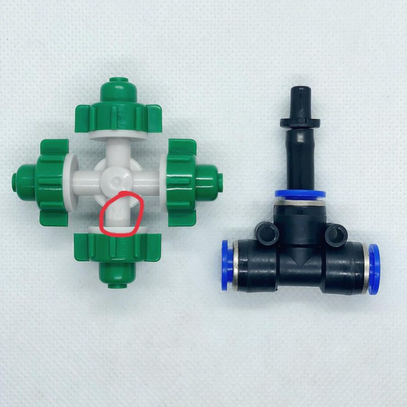 Combo 10 béc bét bép 4 hướng+ 10m dây phun sương, tưới cây,  tưới lan, tưới rau