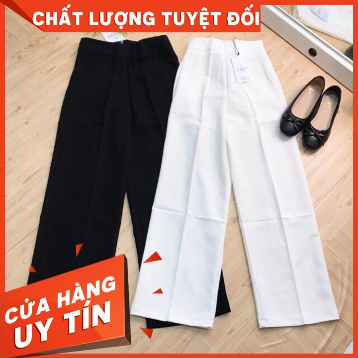 Quần ống suông rộng khoá trước siêu đẹp | BigBuy360 - bigbuy360.vn