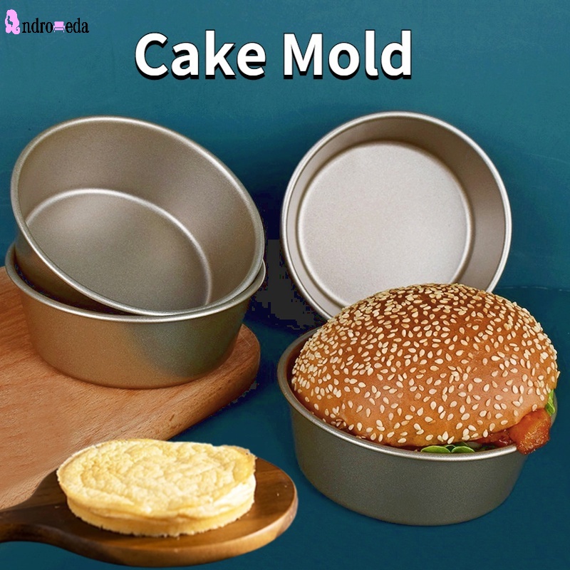 Khuôn Làm Bánh Hamburger Hình Tròn Bằng Thép Không Gỉ Chống Dính Diy