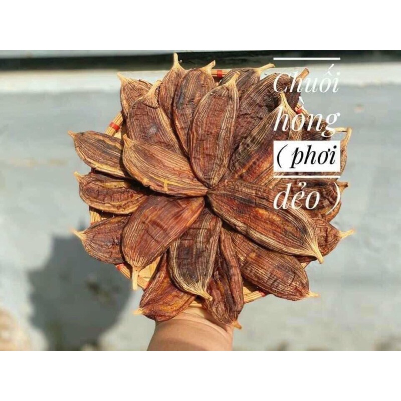 Chuối Hồng Sấy Dẻo 500gr