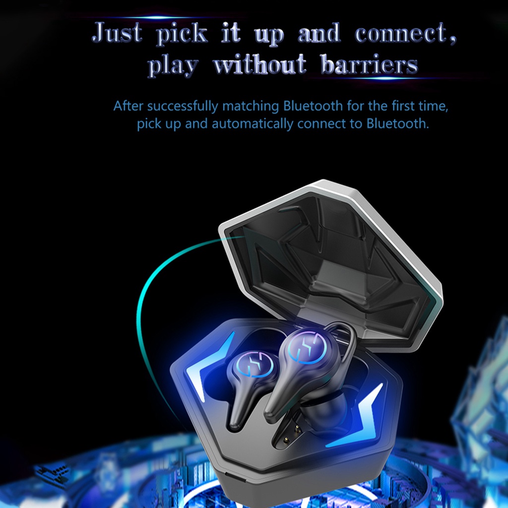 Tai nghe Bluetooth K9 giảm ồn hỗ trợ HIFI/ TWS/ âm bass/ độ trễ thấp cho chơi game
