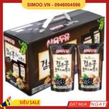 💥 ⚡ SẢN PHẨM CHÍNH HÃNG 💥 ⚡ Sữa Óc Chó Đậu Đen Hạnh Nhân Sahmyook Foods Hàn Quốc, Hộp 20 gói *195ml 💥 ⚡