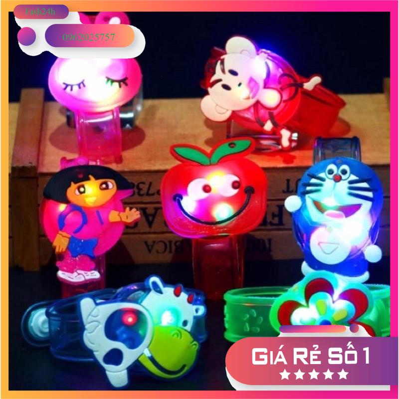 Combo 30 đồng hồ - vòng tay phát sáng trẻ em - Đồ chơi trẻ em ngộ nghĩnh. Đèn led nhập nháy - Đồ chơi trẻ em.