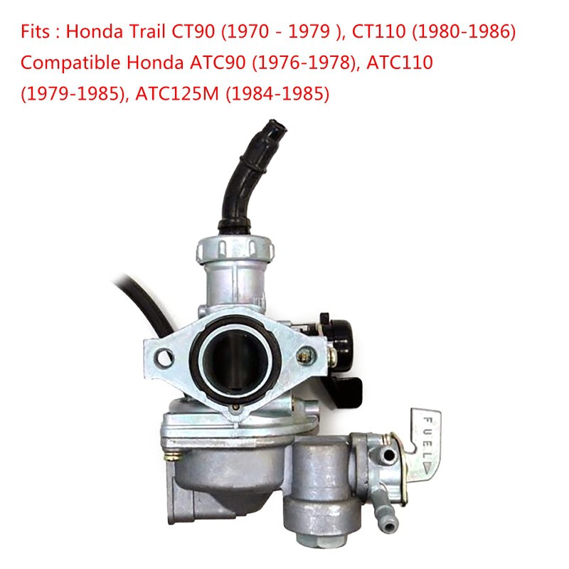 Bộ Chế Hòa Khí Cho Honde Mini Trail Ct90 Ct 90 Atc110 Atc125M Carb