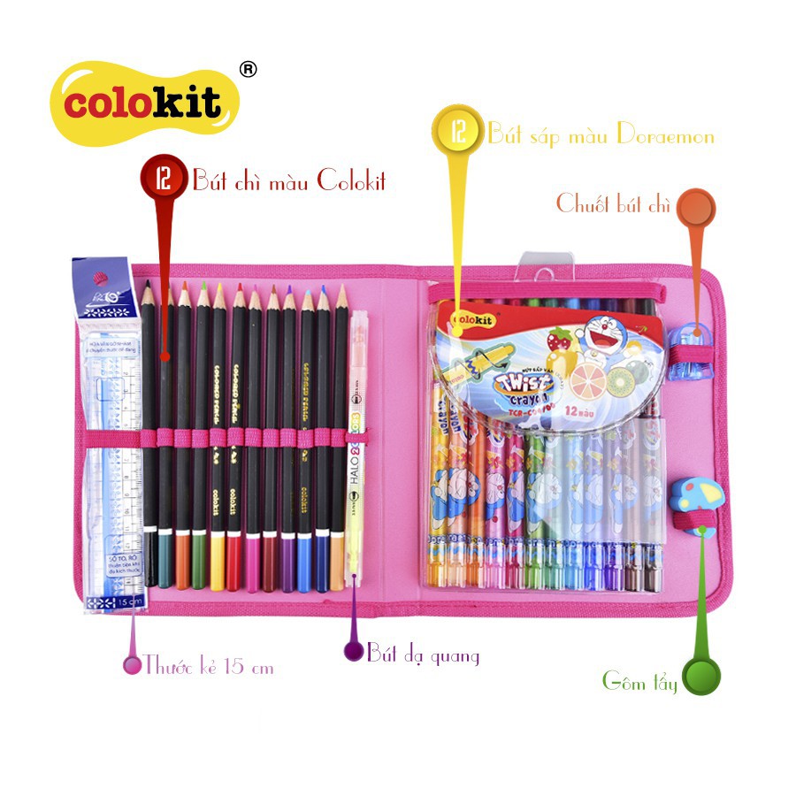 Bộ dụng cụ mỹ thuật Colokit KIT-C012