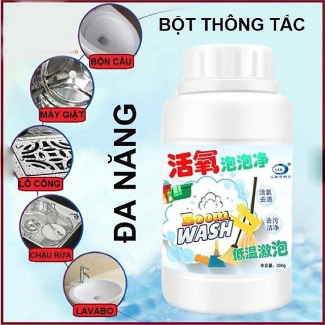 Bột thông cống đa năng BOOM WASH