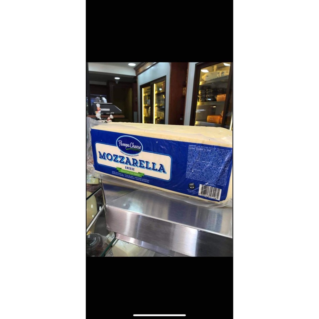 Phomai mozzarella siêu kéo sợi khối nguyên