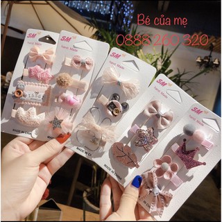 Phụ kiện set 3 kẹp tóc xinh xắn