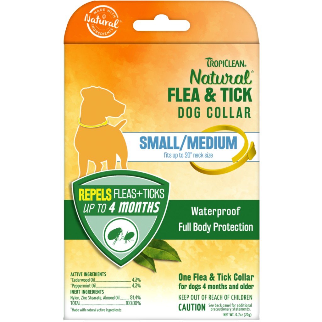 Vòng chống ve, rận thiên nhiên cho Mèo chống nước TropiClean ® - TROPICLEAN NATURAL FLEA AND TICK COLLAR FOR CATS