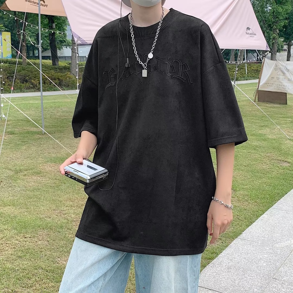 Áo Thun Tay Ngắn Dáng Rộng Phong Cách Hip Hop Thời Trang Mùa Hè Cho Nam Giới Có Size M-2xl