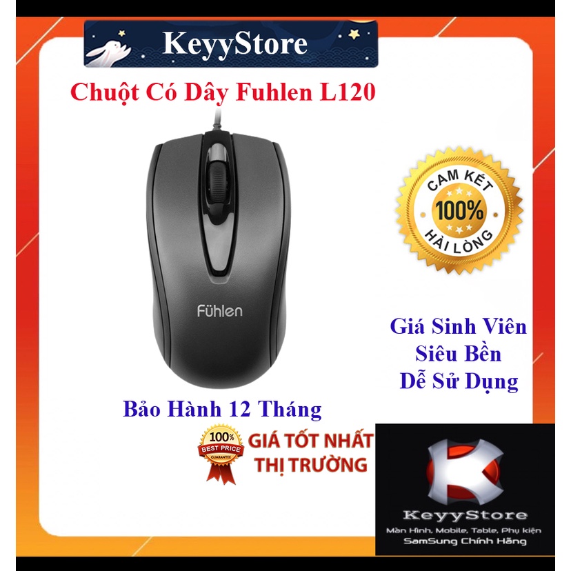 ❤️KeyyStore❤️ Chuột có dây Fuhlen L102 - Bảo hành 1 năm Hàng Nhập Khẩu Giá Sinh Viên Chuột Văn Phòng Bền Đẹp