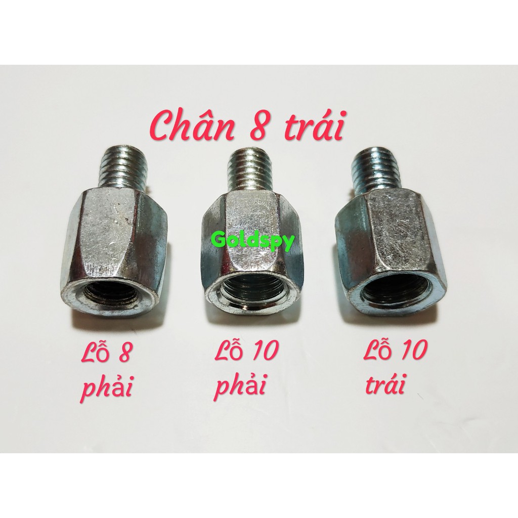 Ốc nối chuyển ren chân gương - 14 loại ( giá 1 cái )