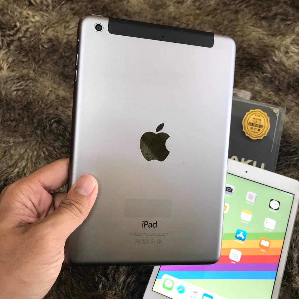 Máy tính bảng ipad mini 2 retina / Tặng kèm đủ phụ kiện / máy quốc tế zin