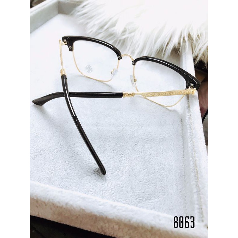 MẮT KÍNH GIẢ CẬN FORM VUÔNG 8063 GỌNG KIM LOẠI 441 SIÊU HOT | BigBuy360 - bigbuy360.vn
