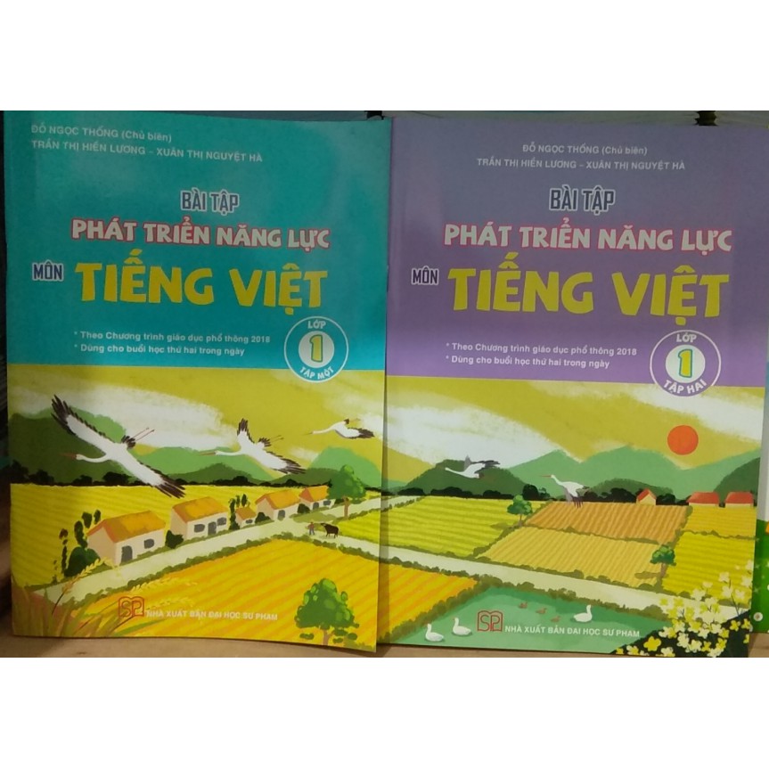 Sách - Bài tập phát triển năng lực môn tiếng việt lớp 1 Cánh Diều - NXB Đại học sư phạm