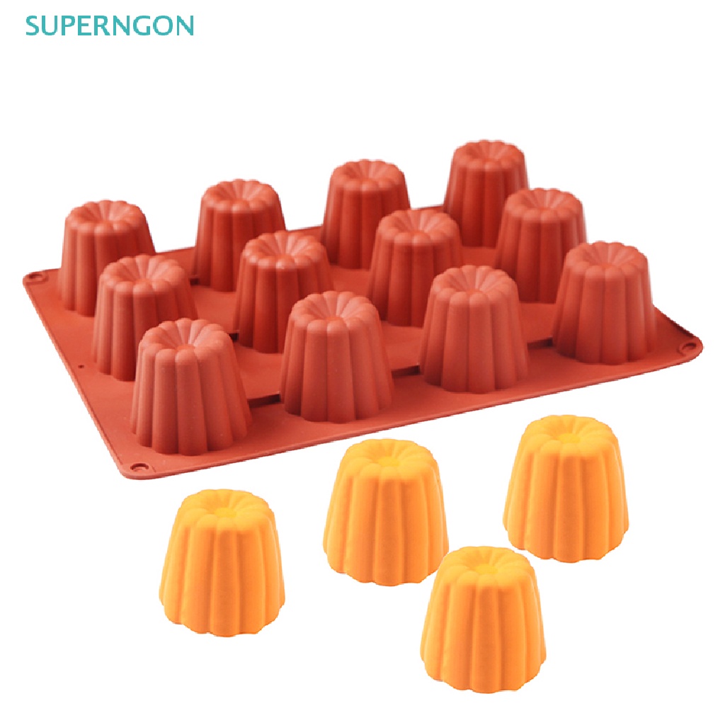 Khuôn Silicone 12 Ngăn Chuyên Dụng Cho Làm Bánh