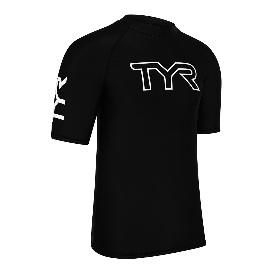 Áo bơi tay ngắn chống nắng TYR Short Sleeve Rashguard